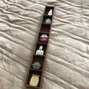 Back To School Teacher Theme Wooden Ruler Wall Decor 20” Folk Art